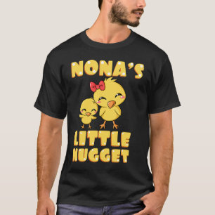 Nona's Little Nugget Chicken Älskare farmor Motor T Shirt
