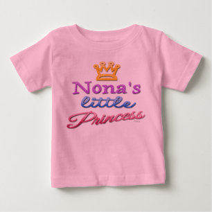 Nona's Little Princess Baby Småbarn T-Shirt