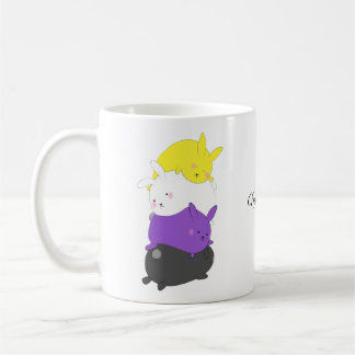 Nonbinary Bunny Rabbit Kaffemugg
