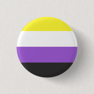 NonBinary Flag Knapp