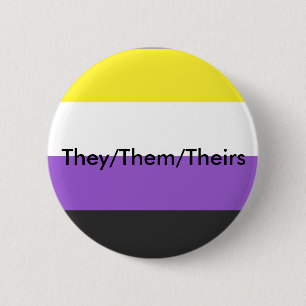 Nonbinary knäppas de/de/den deras pronomen knapp