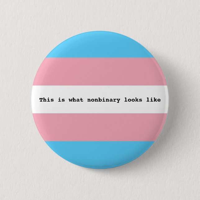 Nonbinary pride knapp (Framsida)