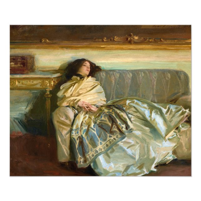 Nonchaloir, Repose by John Singer Sargent Fototryck (Framsidan)
