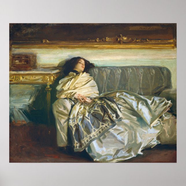 Nonchaloir (Repose) - John Sargent Fine Art Poster (Framsidan)