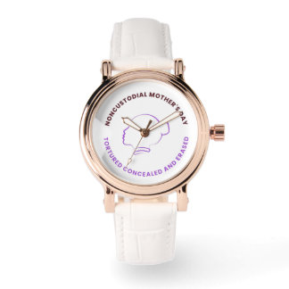 Noncustodial Mother's Day Clock Armbandsur