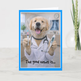 None of That Needed Get Well Card  COA-1 Kort