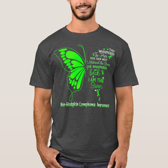 NonHodgkin Lymphoma Jag är Storm T Shirt (Framsida)