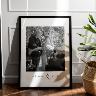 Noni och jag, Personlig Bild, gåva till mormor Poster