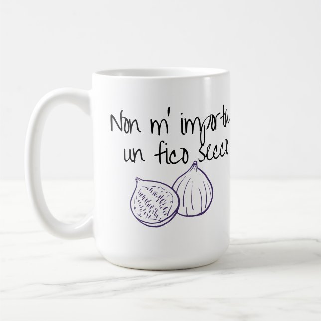 Non'importa un fico secco kaffemugg (Vänster)