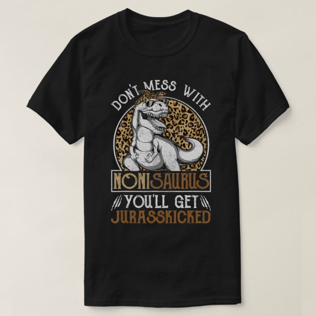 Nonisaurus Dinosaur Jurasskick ed, Mors dag T Shirt (Design framsida)