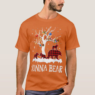 Nonna Bear jul jul Pajama Red Play Buffalo Fami T Shirt