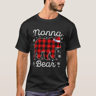 Nonna Bear jul jul Pajamas Red Play Buffalo Fam T Shirt