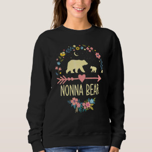 Nonna Bear Xmas Familj Jul Pyjamas Flört Gran T Shirt