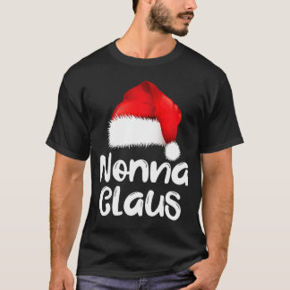 Nonna Claus jul Familj Matchande Tomte Hatt T Shirt