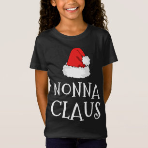 Nonna Claus jul Hat Family Pj Matching Group T Shirt