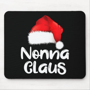 Nonna Claus julen familj matchande tomte hatt pa Musmatta