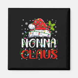 Nonna Claus jultomten Matching Family Julafton P Magnet
