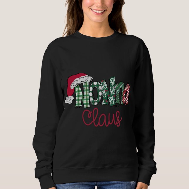 Nonna Clause Cute Art - Jul T Shirt (Framsida)