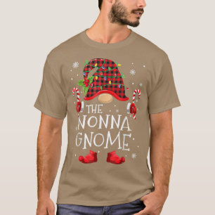 Nonna Gnome Buffalo Play Matching Family Christma T Shirt