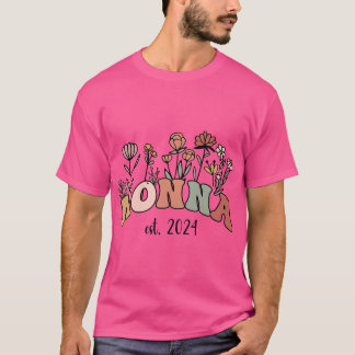 Nonna Grandma Est 2024 New Grandmor Women frie T Shirt