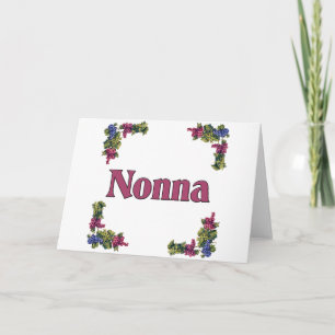Nonna (italiensk farmor) helgkort