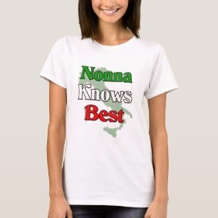Nonna (italiensk farmor) M vet bäst T-shirt