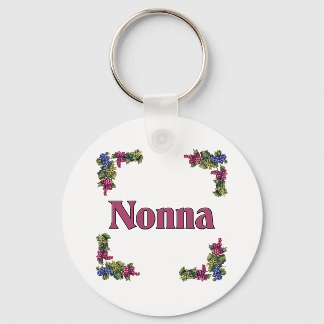 Nonna (italiensk farmor) nyckelring (Framsida)