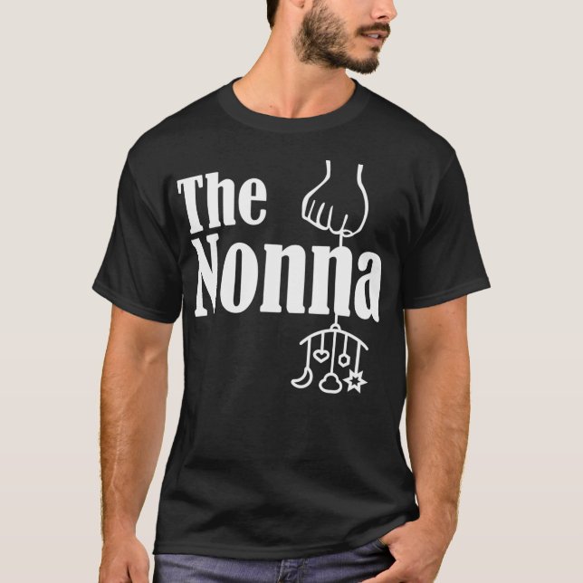 Nonna Italy Grandma Funny Grandmor T Shirt (Framsida)