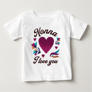 Nonna jag älskar dig, Mormor jag älskar dig T Shirt
