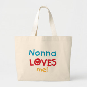 Nonna Kärlek Me T-shirts och presenter Jumbo Tygkasse