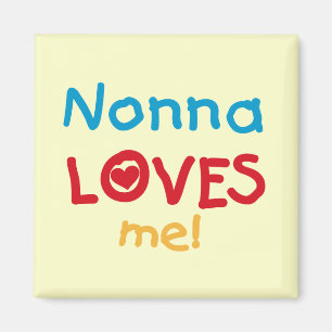 Nonna Kärlek Me T-shirts och presenter Magnet