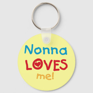 Nonna Kärlek Me T-shirts och presenter Nyckelring