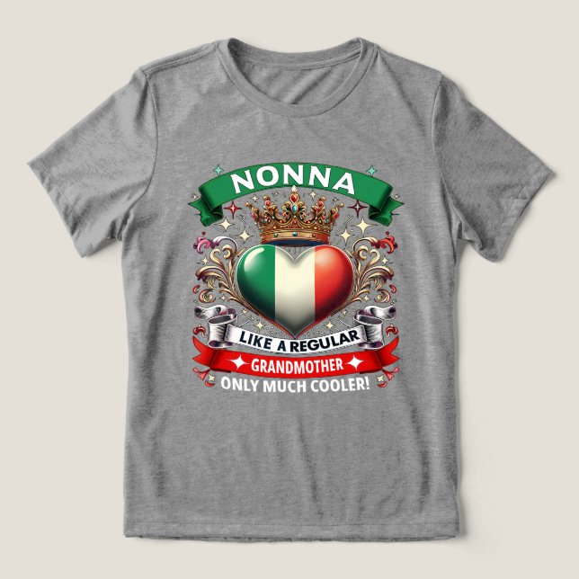 Nonna Like a Regular Grandmother  T Shirt (Design Framsida)