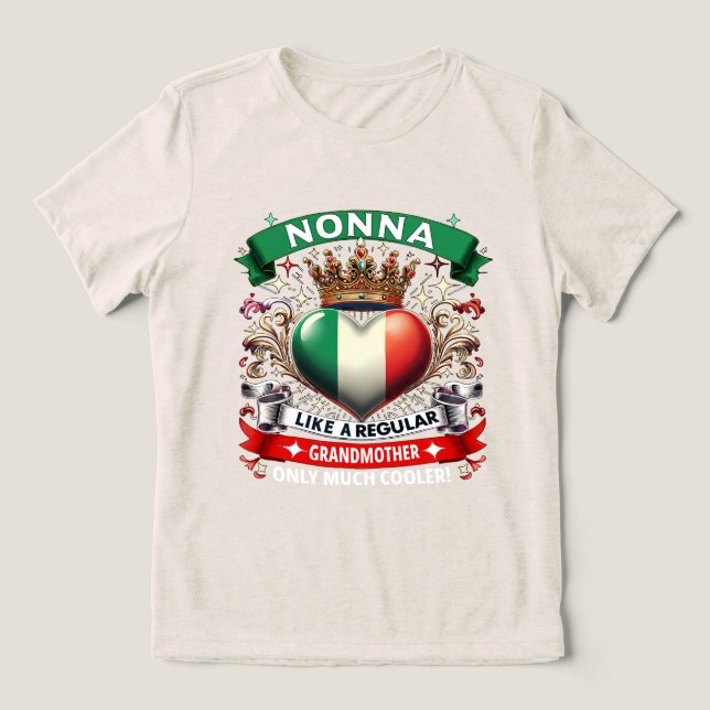 Nonna Like a Regular Grandmother  T Shirt (Design Framsida)