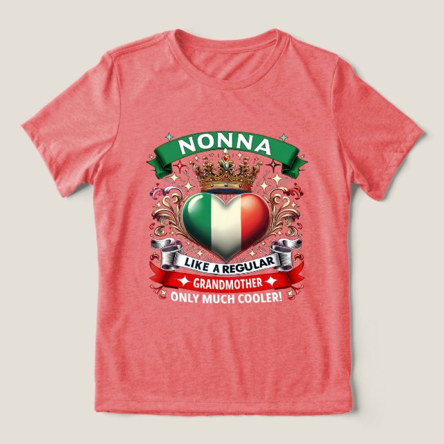 Nonna Like a Regular Grandmother  T Shirt (Design Framsida)