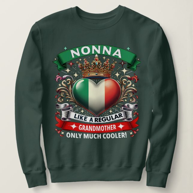 Nonna som en vanlig mormor t shirt (Design framsida)