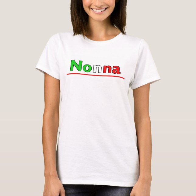 Nonna T-shirt Shirt (Framsida)