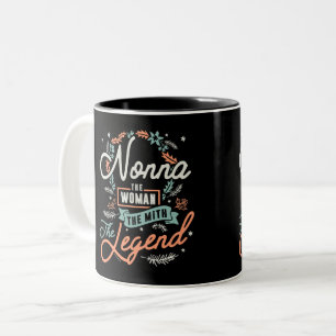 Nonna the Legend Två-Tonad Mugg