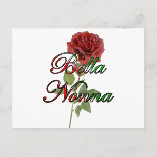 Nonna (vacker italiensk farmor) vykort