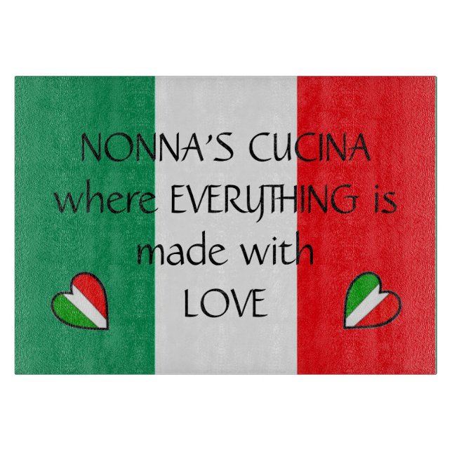 Nonnas anpassade för hjärtor för Cucina italiensk (Framsidan)
