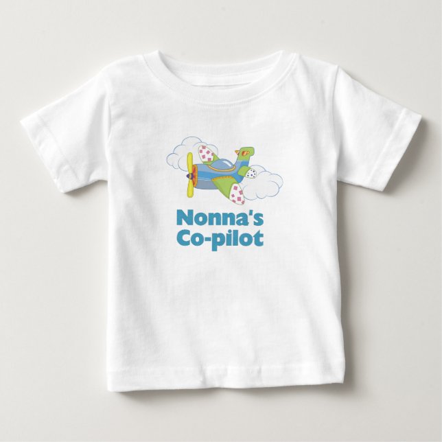 Nonnas biträdande pilot t shirt (Framsida)