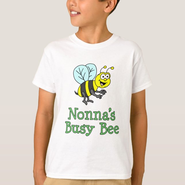 Nonnas Busy Bee Tee Shirt (Framsida)