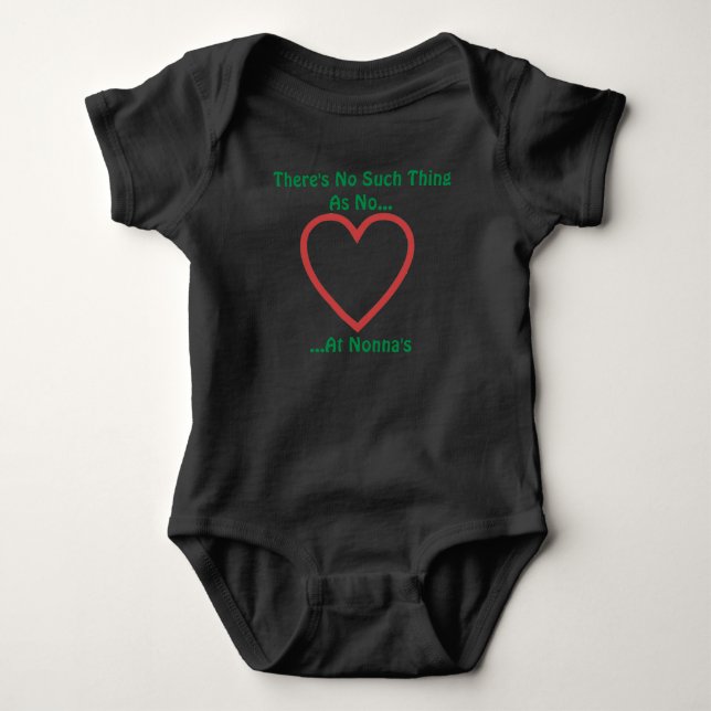 Nonnas Guy T-Shirt Baby Bodykostym (Framsida)