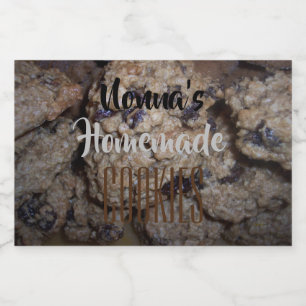 Nonnas Homemade Cookies Graphics Personalize Mat Etiketter