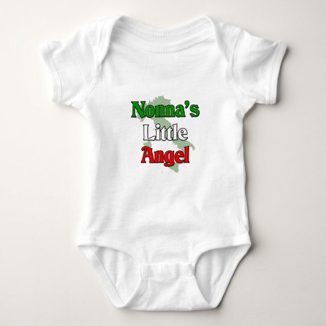 Nonnas (italiensk farmor) Little Angel T Shirt (Framsida)