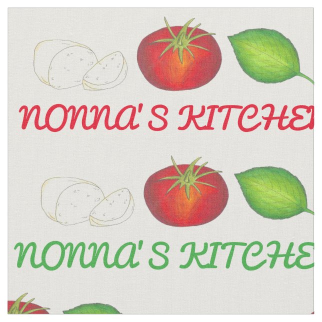 Nonnas Kitchen Italienska farmor Food Cooking Tyg (Närbild)