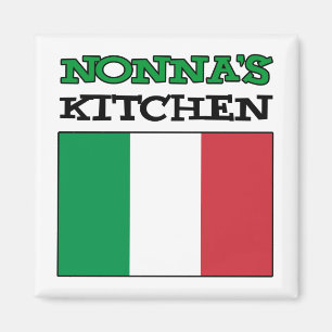 Nonnas Kitchen Italienska Flagga Magnet