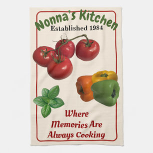 "Nonnas köks" off-White Dish Towel Kökshandduk