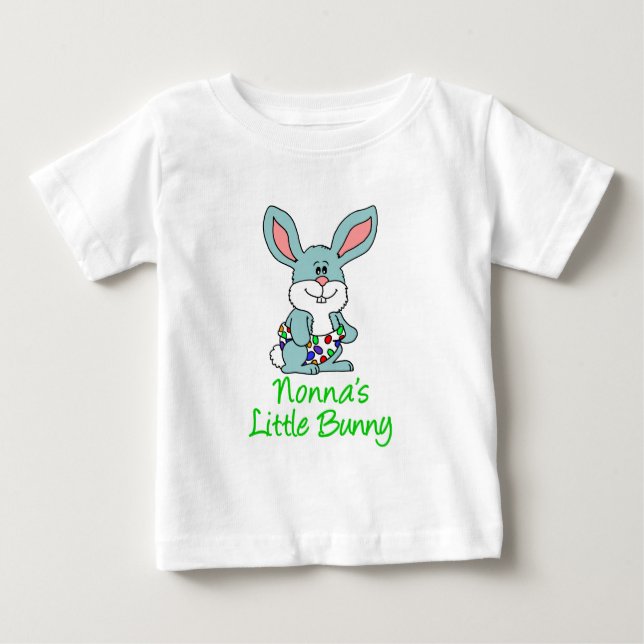 Nonnas lilla bunny t-shirt (Framsida)