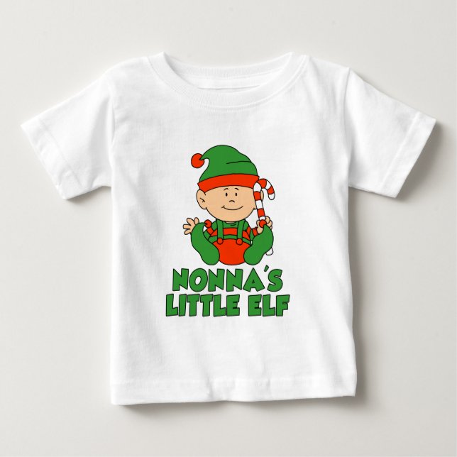 Nonnas lilla Elf Tee Shirt (Framsida)